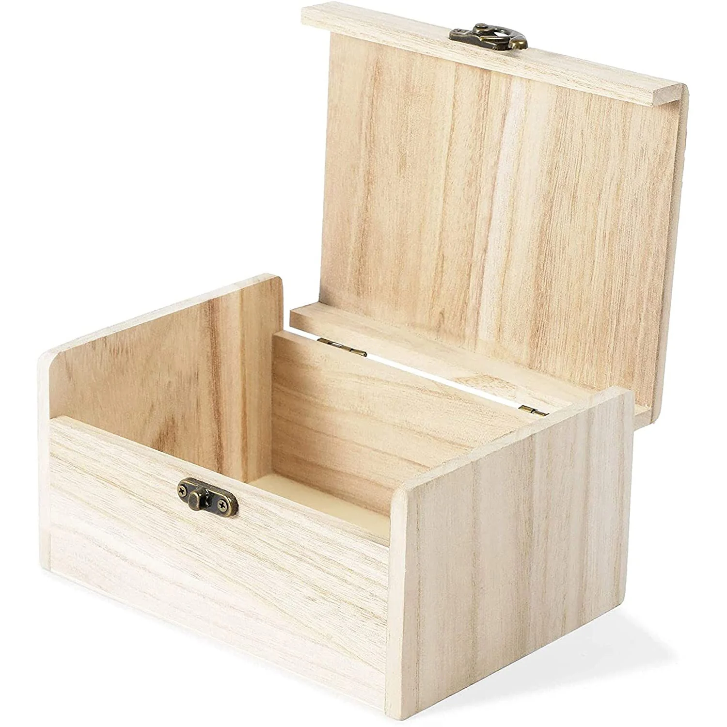 plain wooden box
