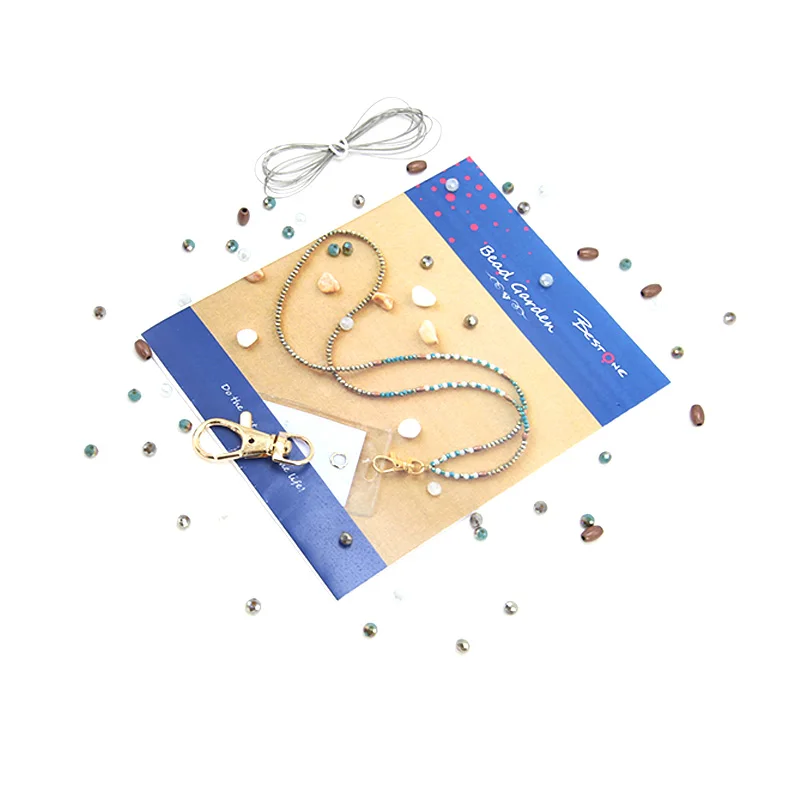 Комплект бижутерии «сделай сам», стеклянные бусины для изготовления ювелирных изделий, ожерелья, браслета, ювелирных изделий для девочек