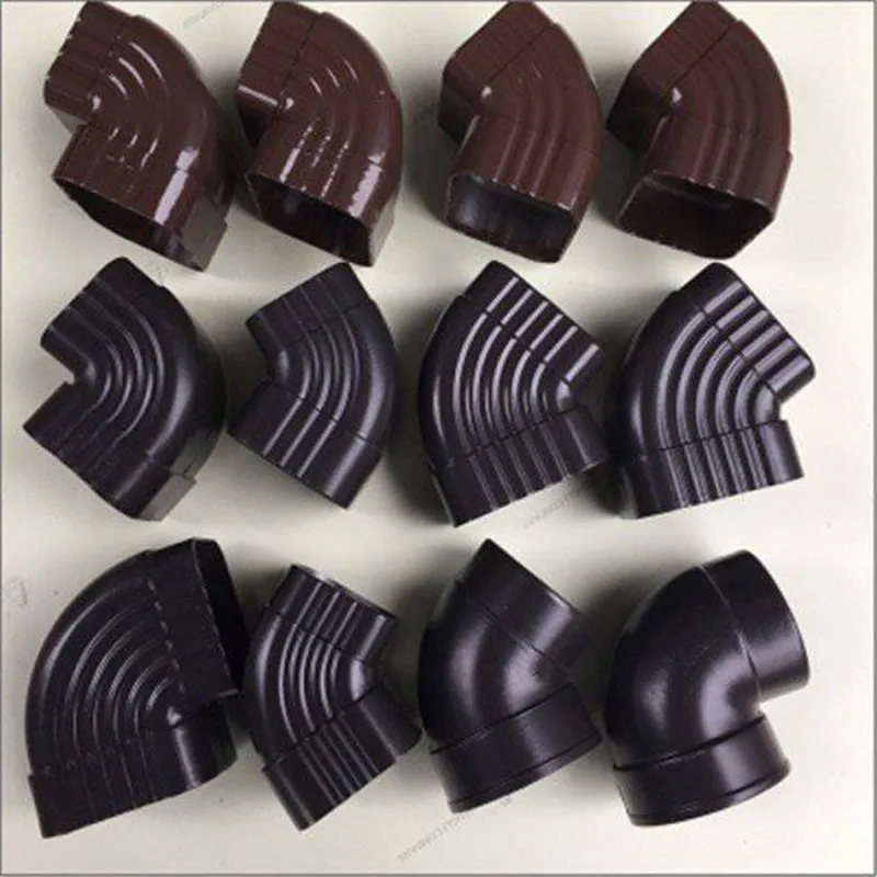 Factory wholesale customized Square Rain Gutter Fitting Elbow 90 degree Elbow