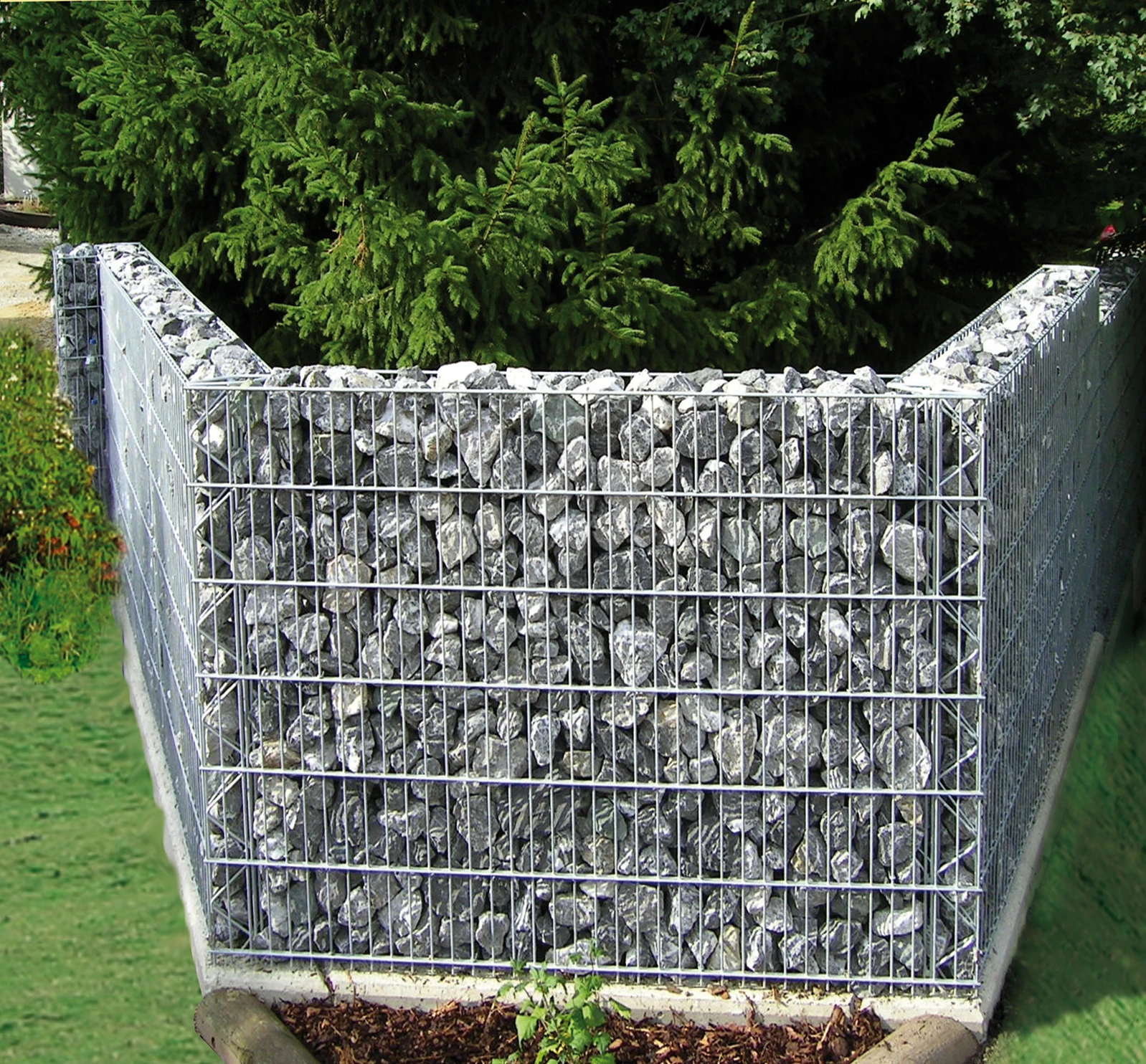 Welded Gabion Wire Mesh Basket Wall With Stone Price From China Manufacturer