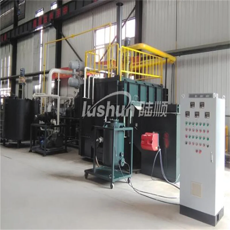 Newly used engine oil to diesel generator equipment