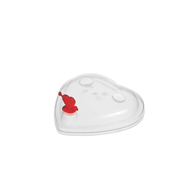 12oz Plastic Disposable Anti-scald Heart-shaped Cup