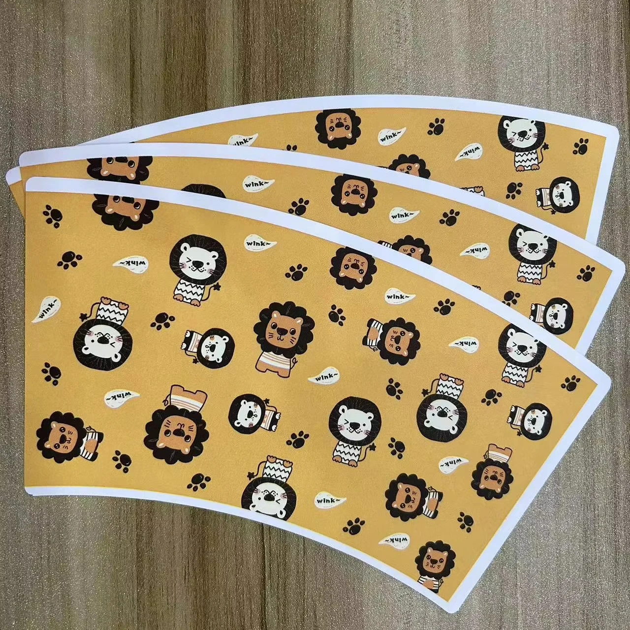 Customized PLA/PE food grade C1S/C2S paper Cupstock Paper Cup Fan 150-350gsm coated paper