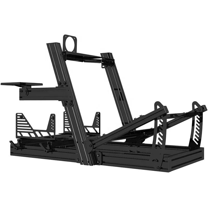 Industrial Aluminum GT1 Professional Car Driving Racing Simulator Cockpit Gaming Chair Dynamic Motion 4080 Sim Racing Cockpit