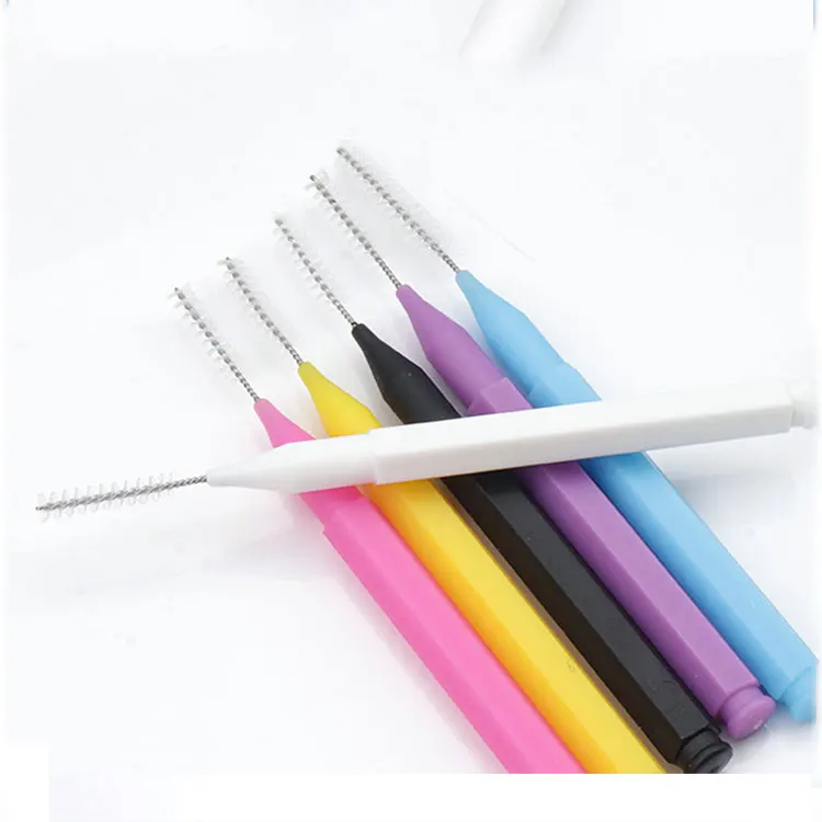 Домашнее использование уход за полостью рта чистка зубов межзубная зубочистка оральные межзубные щетки для бровей