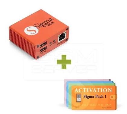 
Sigma Box со всеми наборами кабелей с активацией Sigma Pack 1 2 3 3 