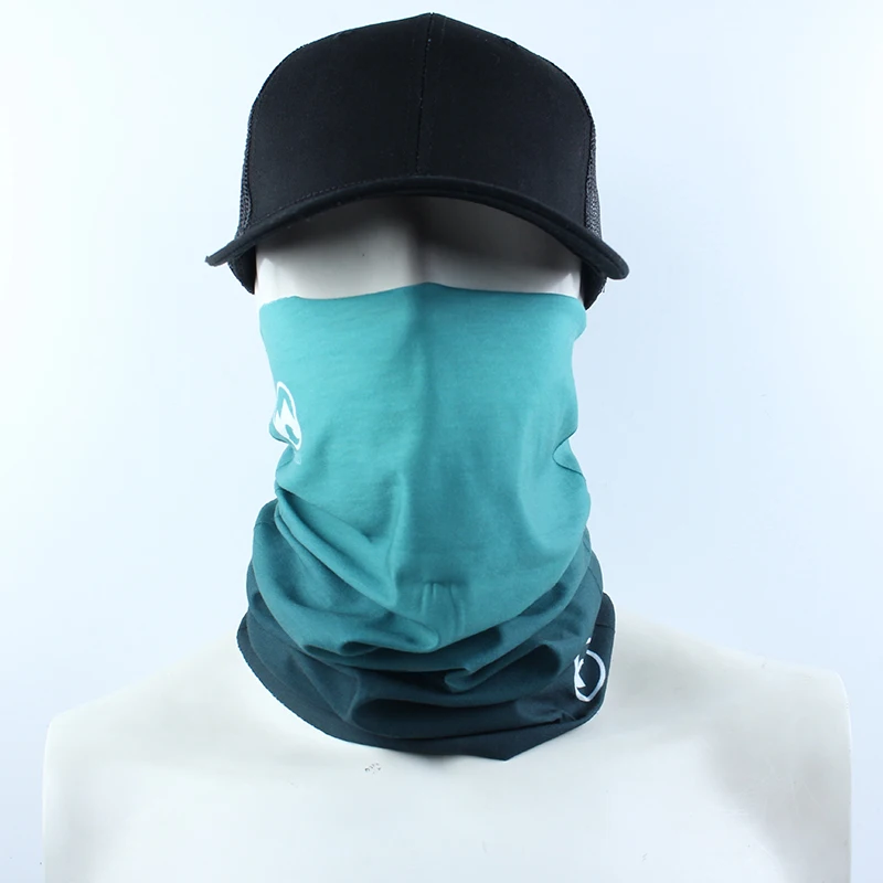 RPET Polyester Fabric Wholesale Custom Logo Neck Gaiters Seamless Bandanas Fishing Gaiter Custom Tube Bandanas Scarf Buffss