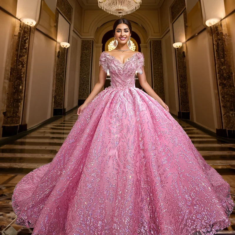 Летние розовые женские вечерние платья одежда Vestidos Elegantes Para Mujer Jancember 6612-1