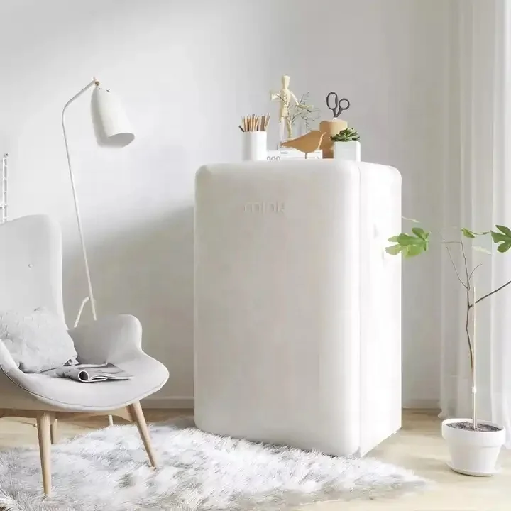Xiaomi MiniJ 121L small freezer retro mini fridge Fridge For home refrigerator make up skin care beauty cosmetic