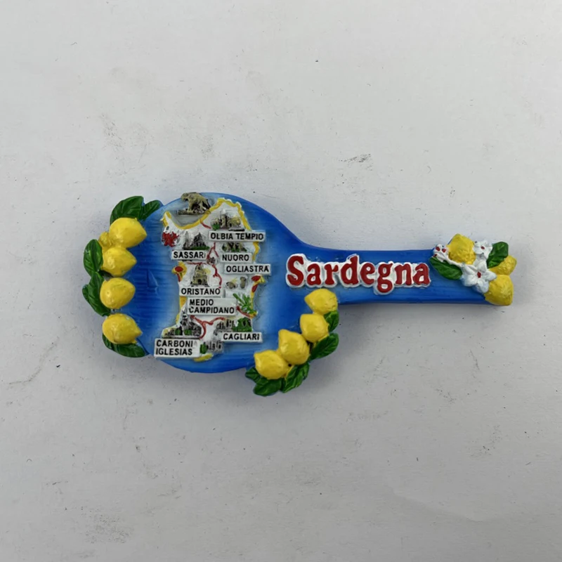 Custom Italy Creative Tourist Souvenirs Style Resin Fridge Magnet Custom 3D Resin Crafts Dolphin Fridge Magnet