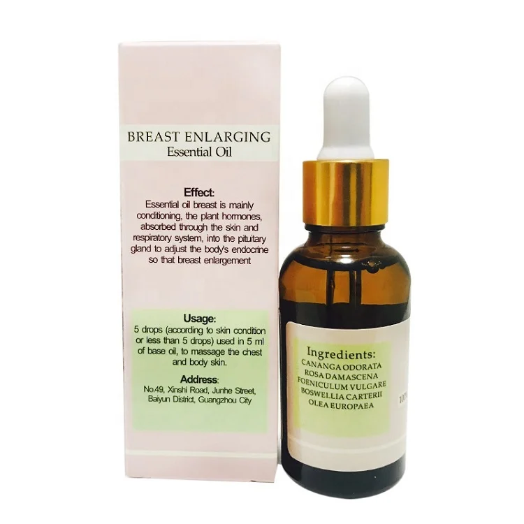 Private Label Breast Enhancement Massage Oil Bigger Lifting firming Regeneration Large Curvy Breast Enlargement Essential Oil