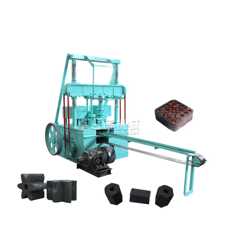 Best selling coconut shell charcoal briquette making machine peat briquettes coal pressing production machine line price