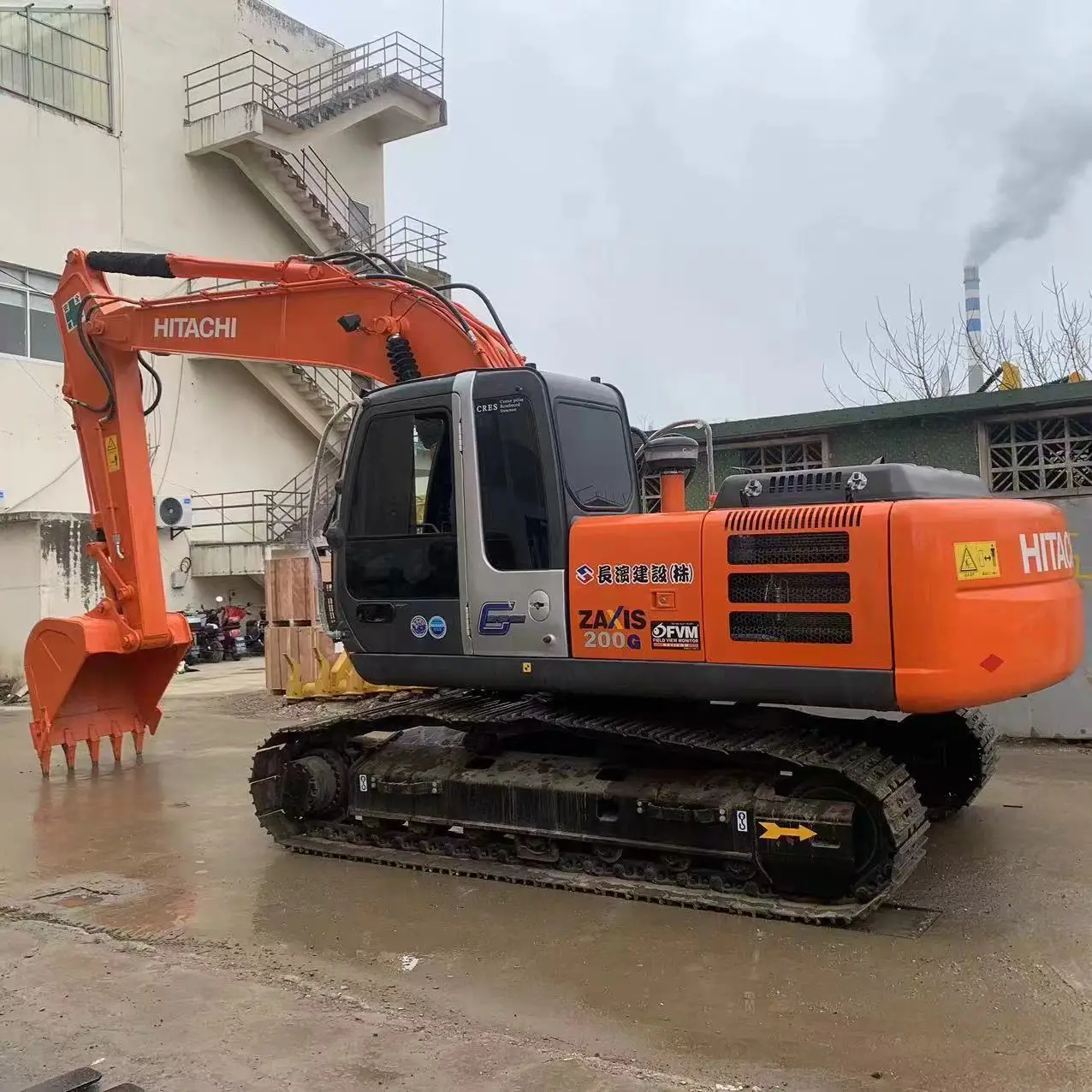 Экскаватор zx200 hitachi 120 с оригинальными запасными частями б/у ZX200 экскаватор Hitachi Гусеничные экскаваторы ZX200-6