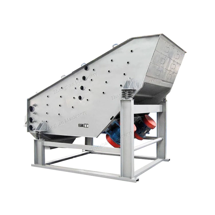 Multi Layer Salt Screening Equipment Probability Vibrating Screen Machines for Calcium Carbonate Powder