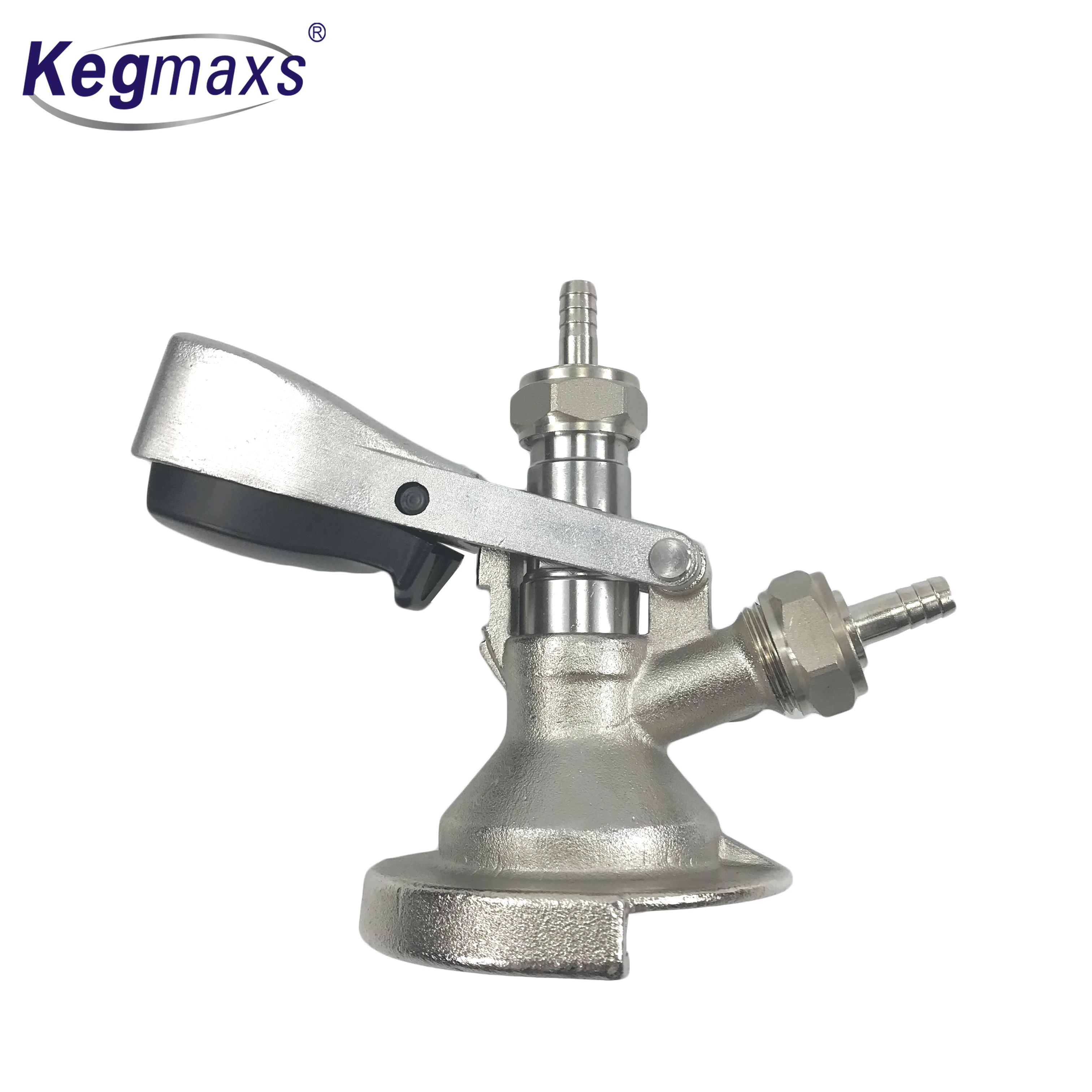 Kegmaxs GoodQuality A Type Coupler with PRV for Homebrew Beer Dispenser Corny Keg Drip Tray Cleaning Keg Malt Mill Ball Lock Keg