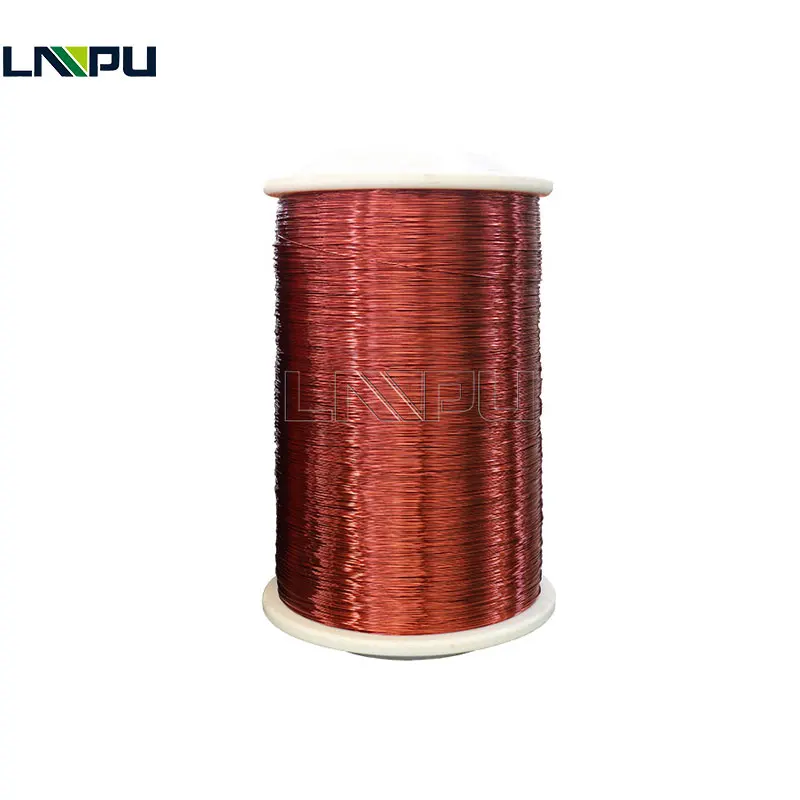 UEW Enameled Copper Winding Wire AWG 43 0.056 Mm Insulated Solid for Guitar Pickups PT4-PT200 130-220c CN;HEN Round:0.025-4.5mm