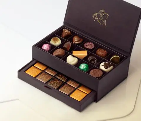 High Quality Custom Gift Cosmetic Lunch Drawer Wine Chocolate Packaging Box for Food Pack Coated Printed Paper Box