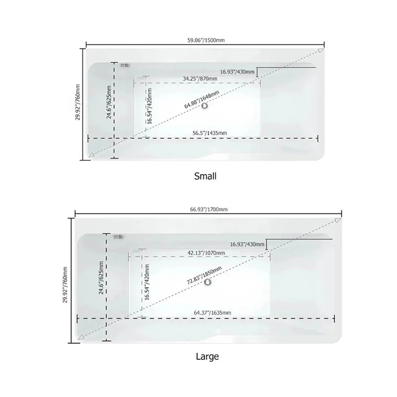 New Product Private Label Sexy Corner Bathtub Abs Massage Hot Bathtub Acrylic Soaking Tub Bath Tub Bathtubs & Whirlpools Factory