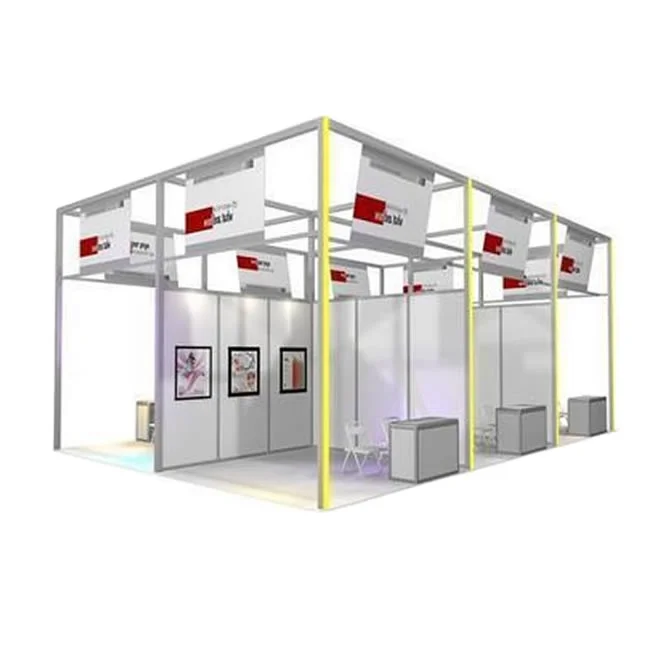 8 Way Upright Aluminum Customized Exhibition Booth Display Booth