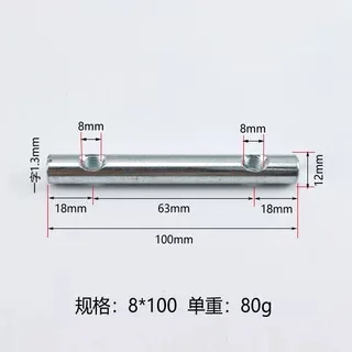 Slotted Double Hole Nut M6 Hammer Nut M8 Furniture Connector Hardware Accessories