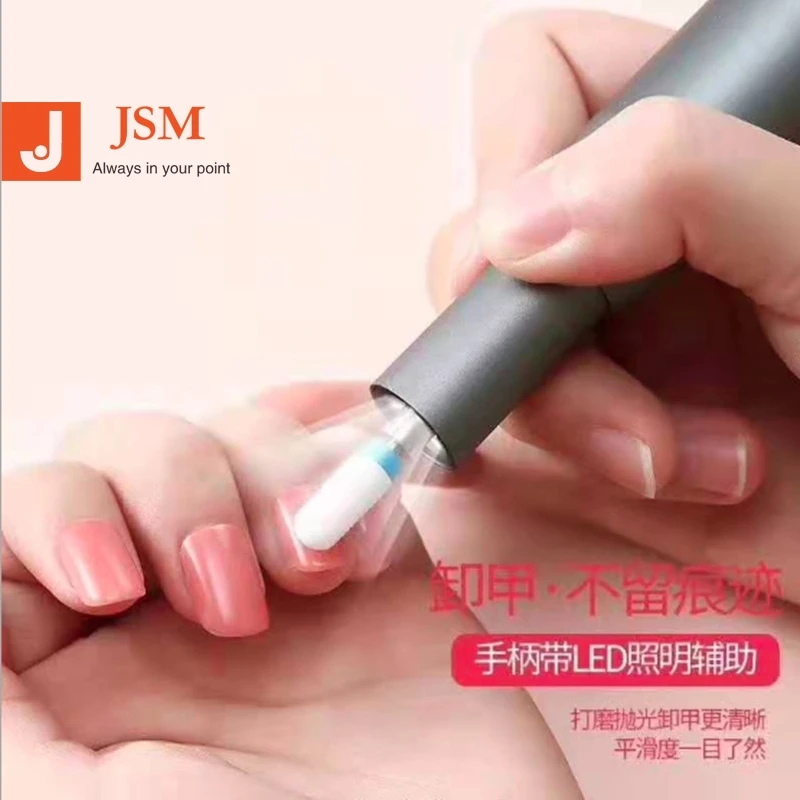 USB 2019 New Arrival UV Gel Polish Nail Art Tools Portable Hand Drill Glazing Machine Nail Drill With Led light
