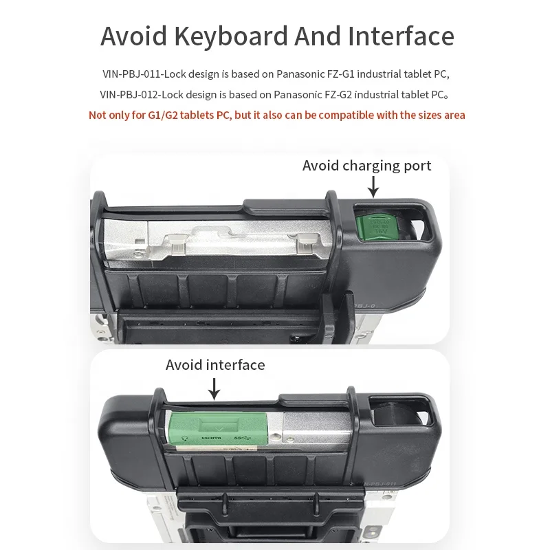 Anti-Theft Tablet Security Stand Table Mount Desktop Tablet Case Holder with Lock for Panasonic FZ-G2 tablet pc