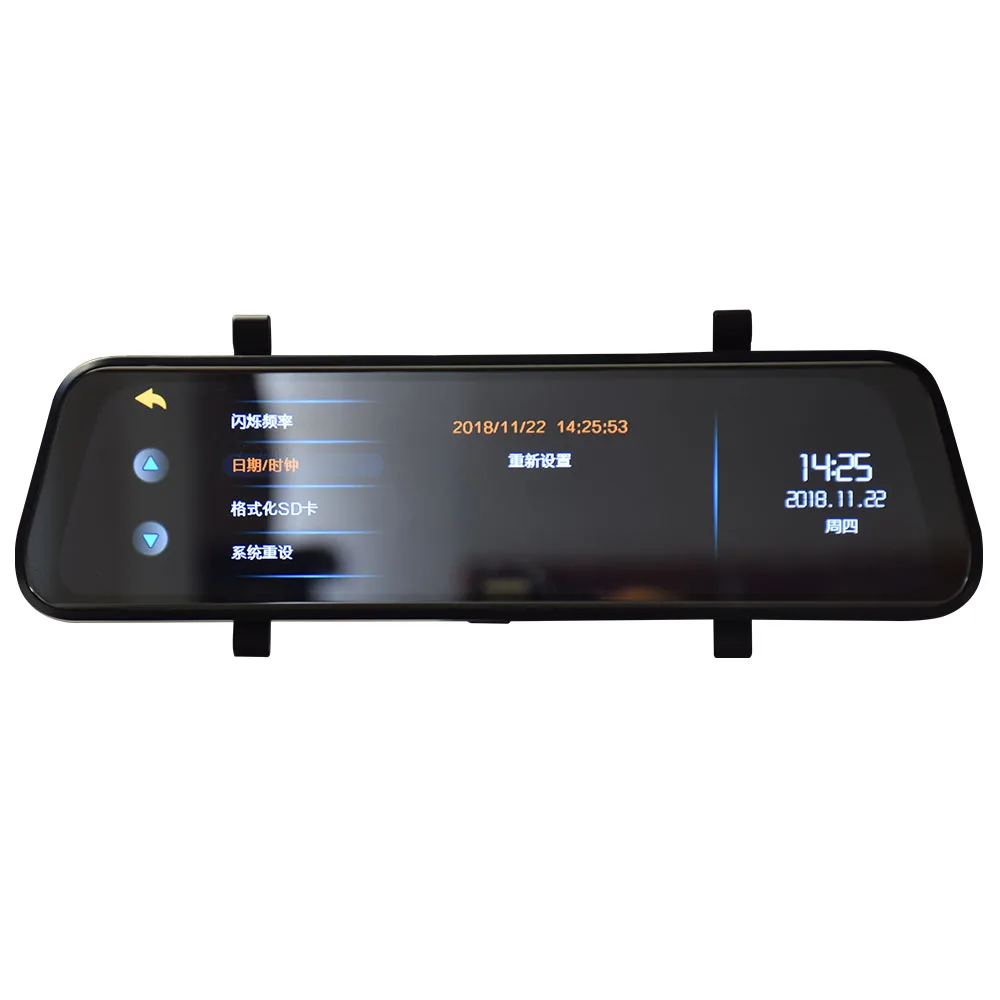 Горячая Распродажа двойной 1080P 9 66 дюймов FHD DVR для автомобильного зеркала видеорегистратора