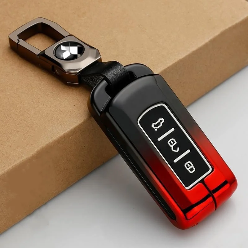 For Mitsubishi Outlander keycase 2021 high-end fashion  Zinc alloy car key case  Intelligent gradient key housing