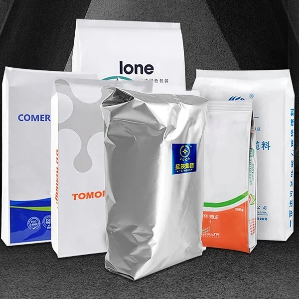 OEM/ODM Chemical Plastic Particle Fertilizer Packaging Bags 55lb Barrier Foil Sacks 25KG Moisture Barrier Bags