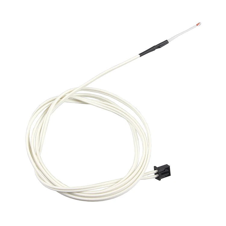3DSWAY 1M 1PCS Hotend Heat bed thermistor wire With Cable 3D Printer Parts Temperature Sensor NTC 100K B3950 Thermistors
