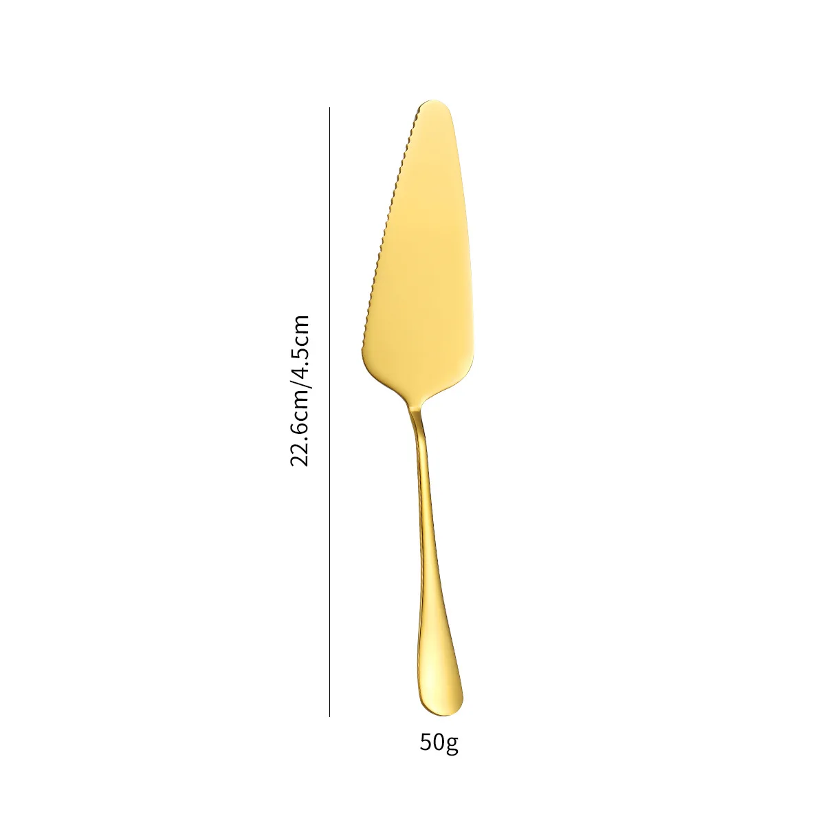 New Arrival Kitchen Stainless Steel Serrated Edge Cake Server Blade Cutter Baking Pastry Spatulas Pie Pizza Server Cake Cutter