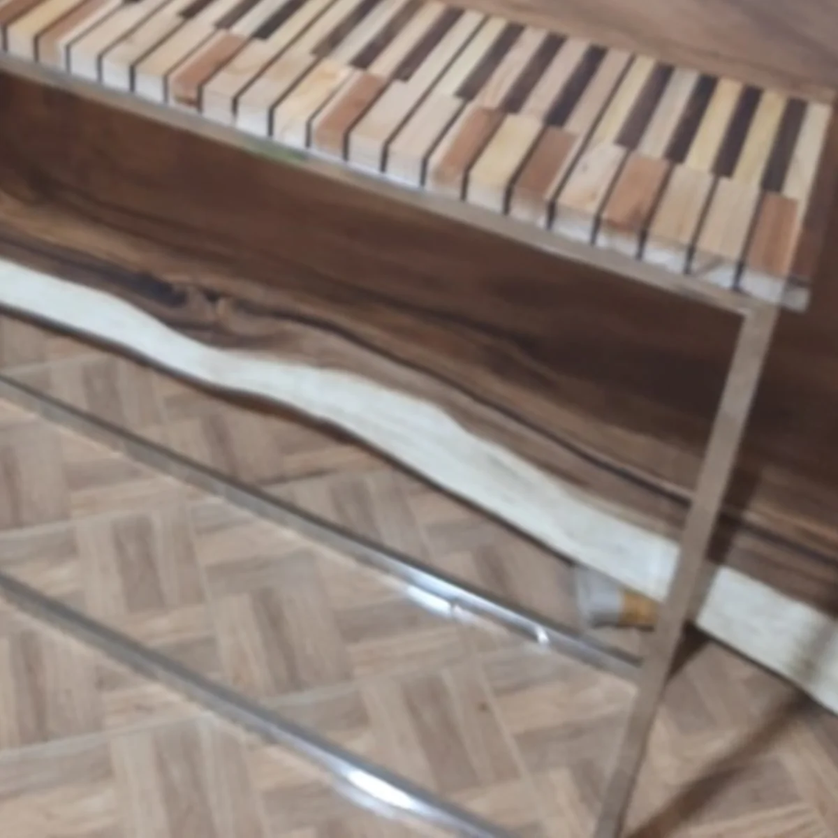 Wooden Table Console Piano Best Quality Furniture Modern Classic From Indonesia