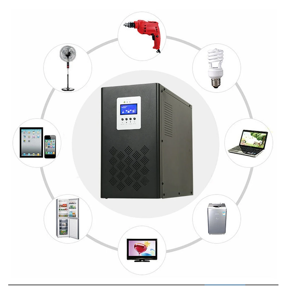 Hot selling products 1500W power inverter 1.5KW power supply hybrid solar inverter with MPPT controller