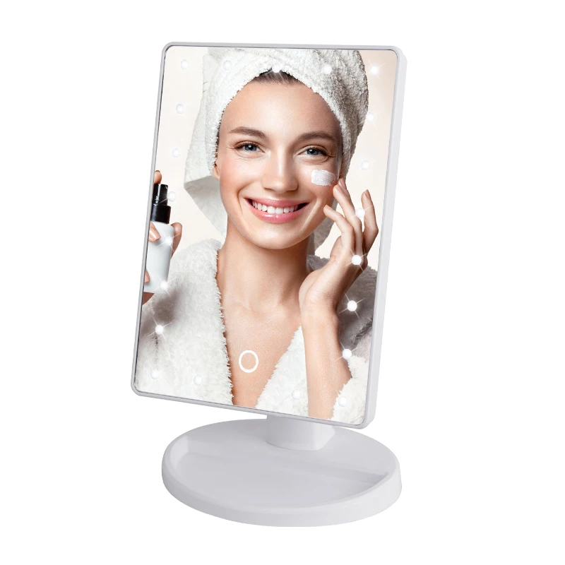 wholesale Makeup Supplier Single Side Vanity Mirror Free Standing Make Up Table Mirror Gmx1605