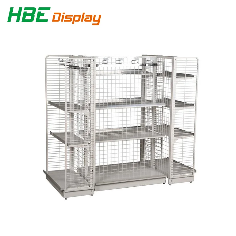 Retail Store Shelves With Supermarket Equipment For Hypermarket