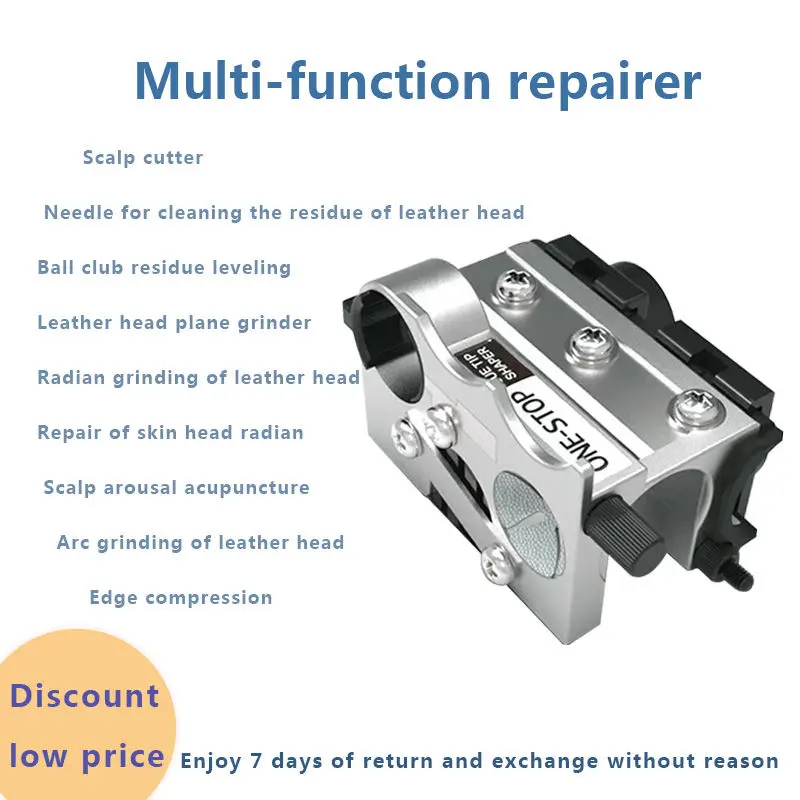 ONE STOP Billiard Tip Tool Repair Shaper Tip Multifunctional in 1 for 9.3-14mm Pool Cue Tip Billiard Accessories