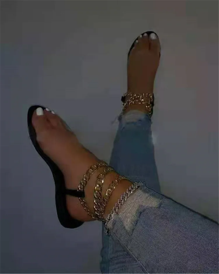 
LFZ-190 2021 Summer Women Shoes Sandals Ladies Casual Beach Fashion Transparent Plus Size Flat Shoes Sandals Women 