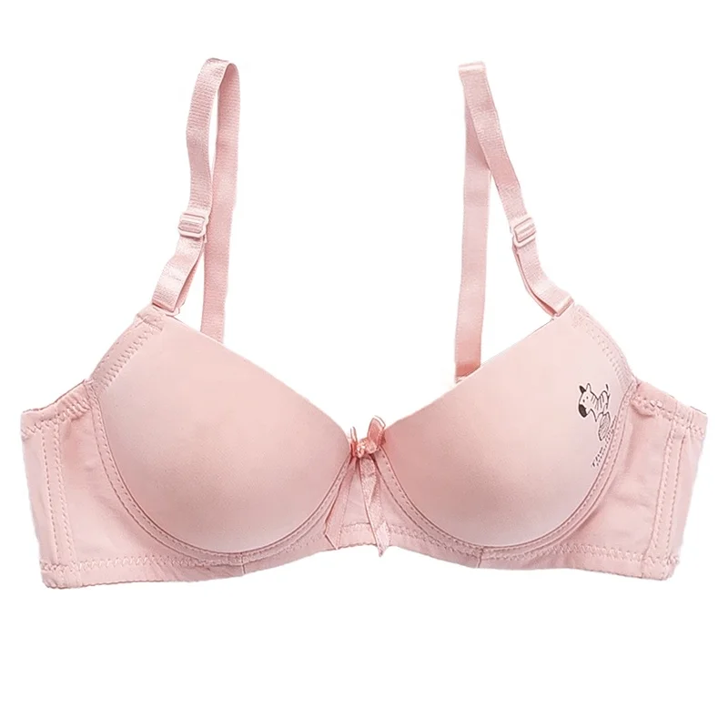 Cheap Price Factory Customize Color Teen Youth Junior School Girl Light Bra A cup Comfortable Bra First Bra