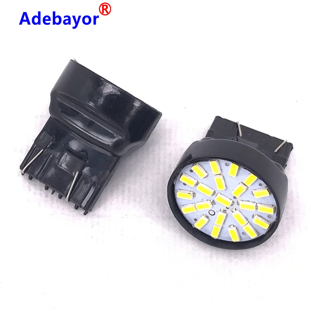 Latest Car Bulb T20 Parking Led Lamp 3014 22SMD Turn Indicator Light Tail Stop Light Auto T20 7443 W21/5W