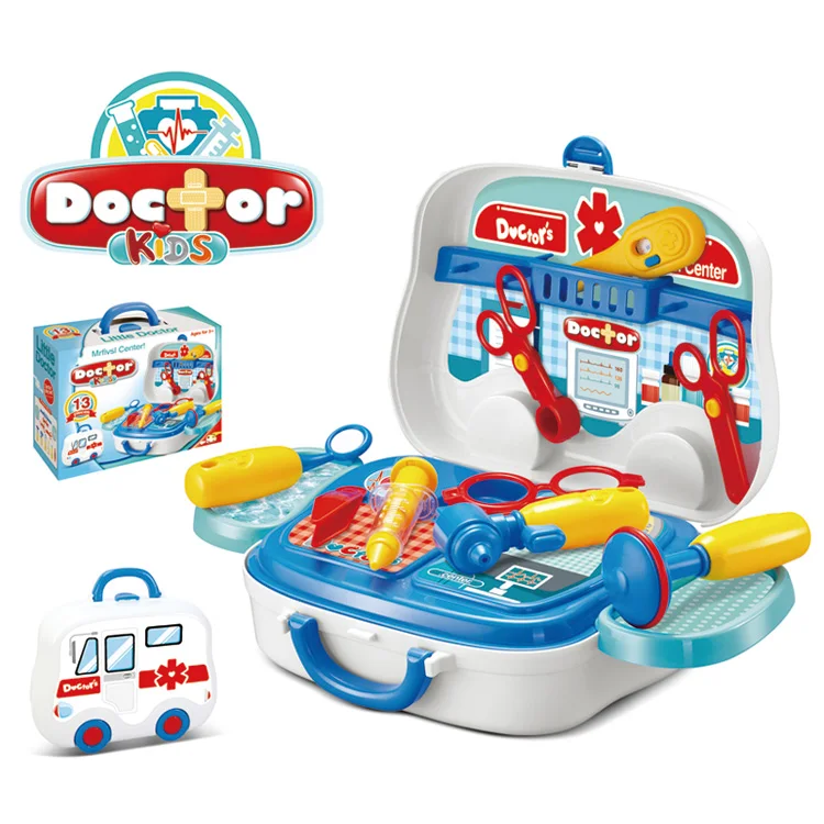 Ролевая игра клиника игрушки ручкой набор в коробке Обучающие пластиковые для детей