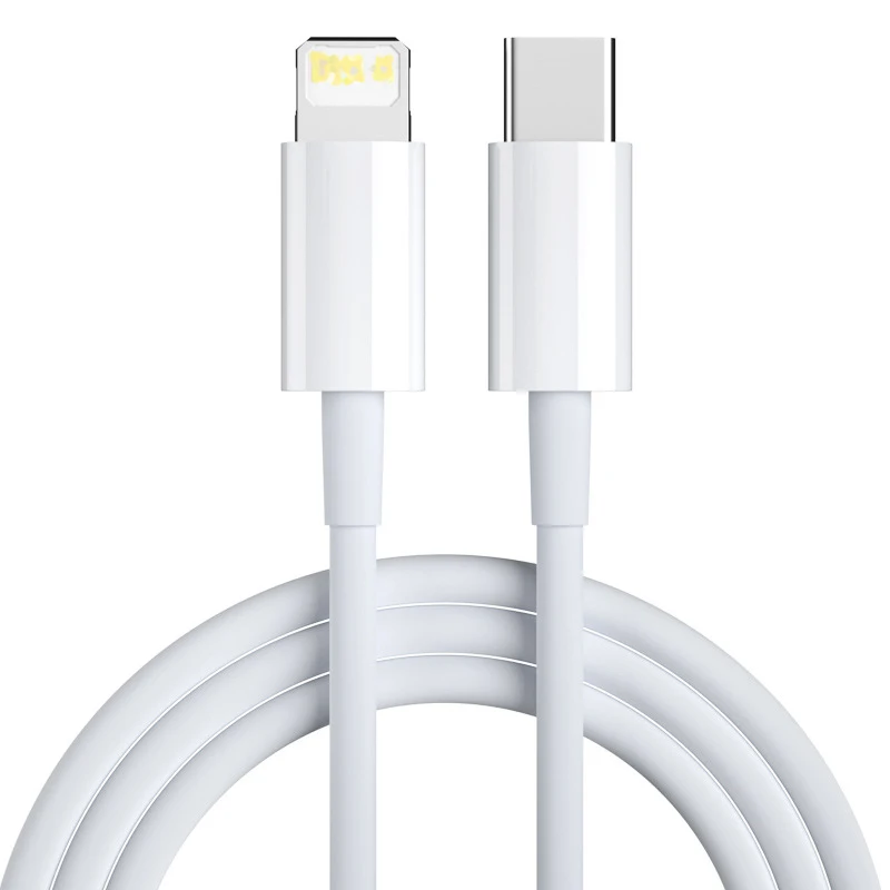 PD 12W 20W 30W 60W Lightnings Durable Type-C USB Cable 1M 1.5M 2M Cabo Fast Charging i Mobile Phone Flex Cable