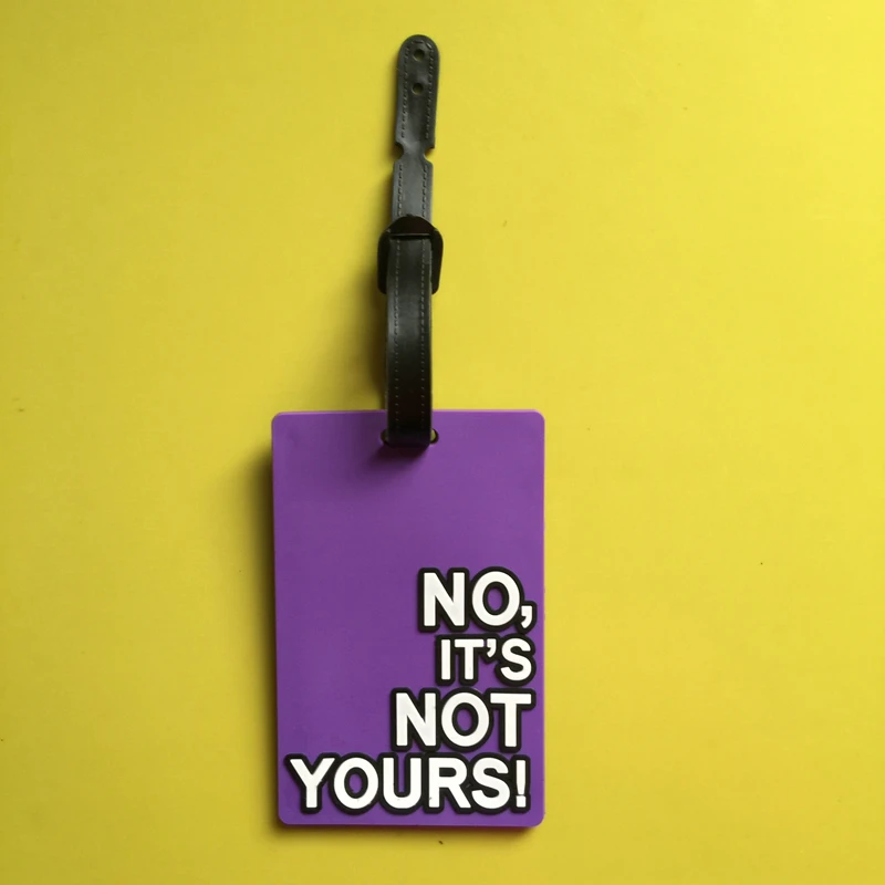 Personalised rubber luggage baggage consignment suitcase pendant custom travel bag tag