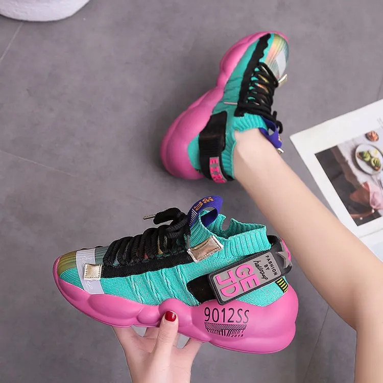 
Female Comfortable Action Running Shoes For women Zapatillas Mujer 