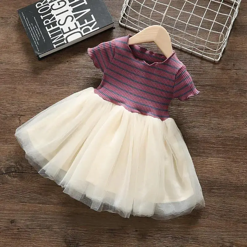 Newest Kids Dresses For Girls 2-7 Years Baby Girl Dresses Cotton Summer Dresses Baby Girl Wholesale