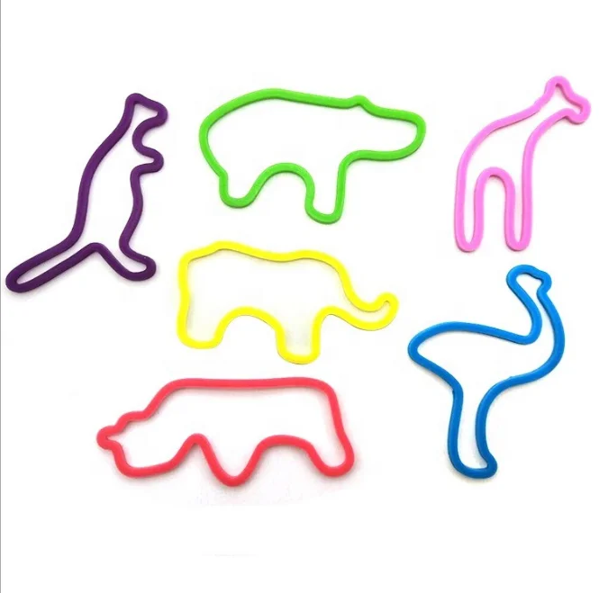 DIY Colourful Custom Shape Silicone Loom Animal Rubber Band Bracelet
