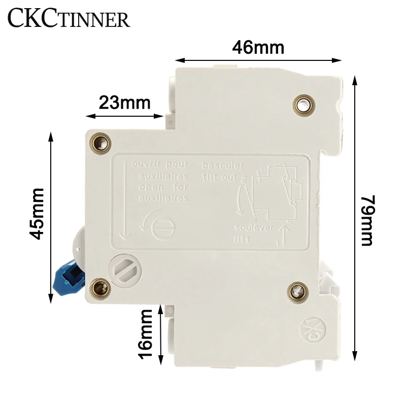 Mini Circuit Breaker MCB Cutout Breaker Switch DZ47-63 4P AC 400V 10A 16A 20A 25A 32A 40A 50A 63A