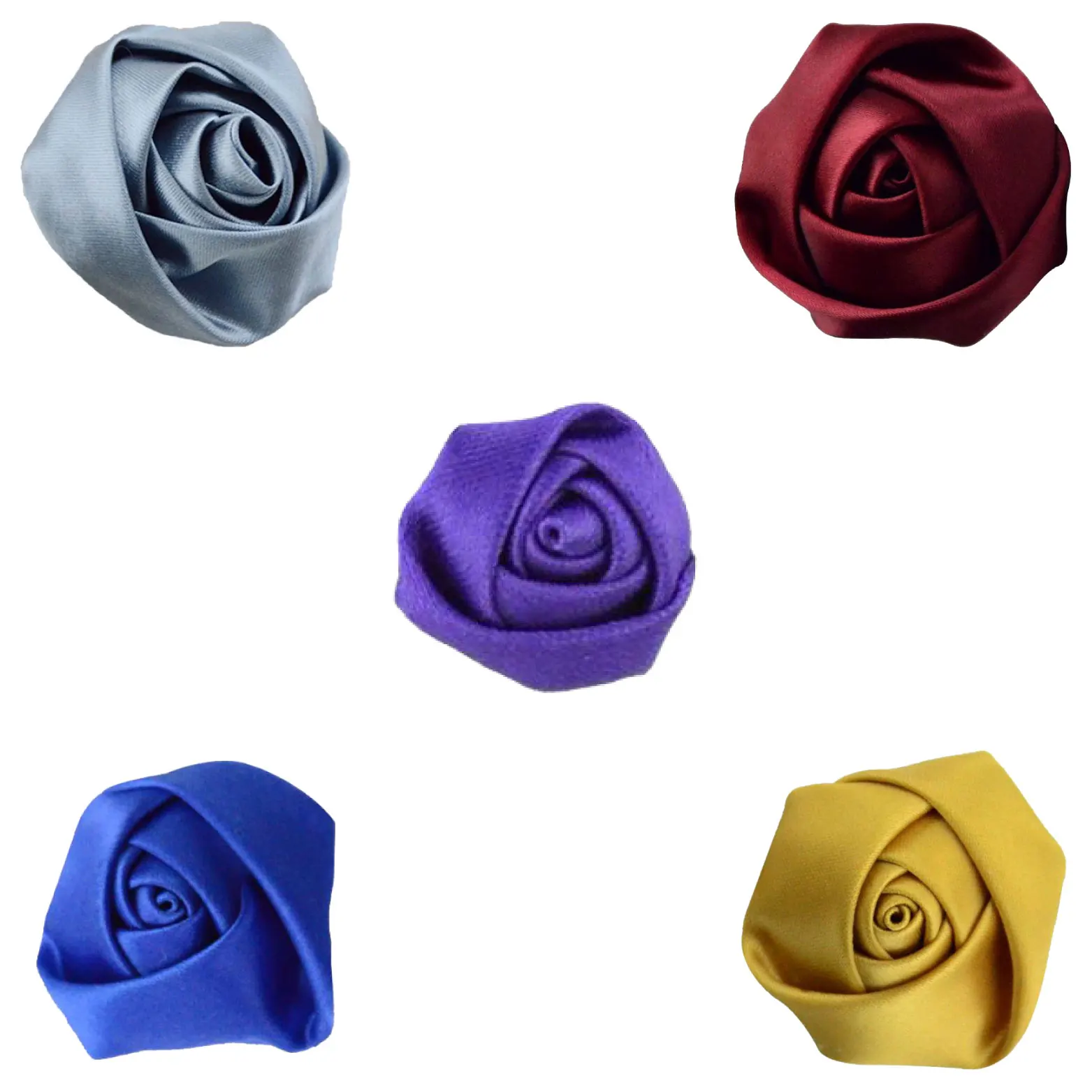 Didamao Hair Accessories Pearl Decorative Artificial Silk Rose Flowers For Headband