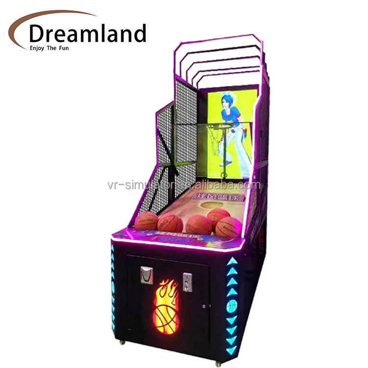 Dreamland высококачественный Монетный экран 55 ЖК-экран уличный баскетбол мальчик игровой автомат для парка развлечений