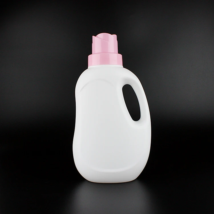 Eco Friendly HDPE 1200ml Liquid Detergent Bottles Screw Cap 1000 L 32OZ Fabric Softener Container Bottle With Measurement
