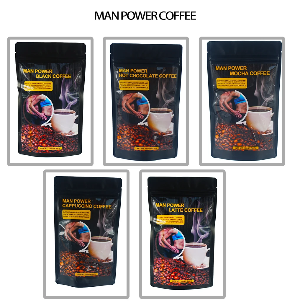 Травяной энергетический напиток OEM частная марка травяной кофе Tongkat Ali Maca Instant Power